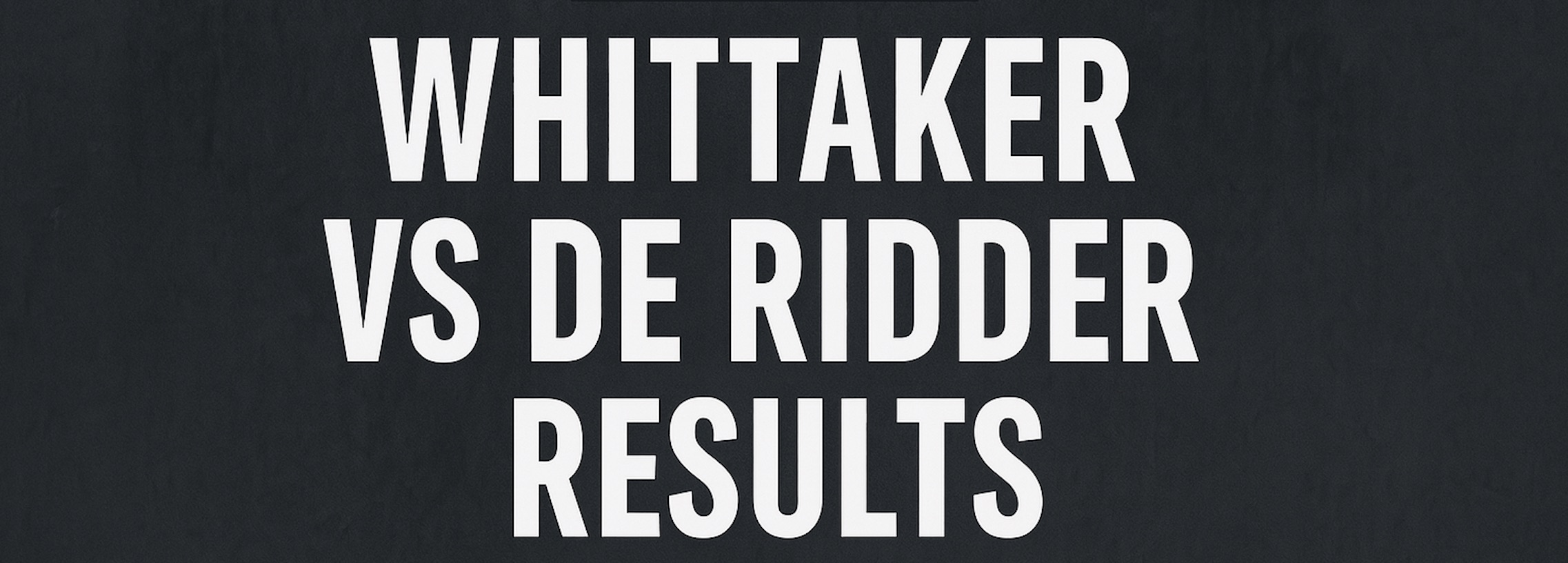 MMAtown blog post image: Heat, Heart, and Heavy Hands: UFC Abu Dhabi Delivers Drama with Whittaker vs. de Ridder Headliner