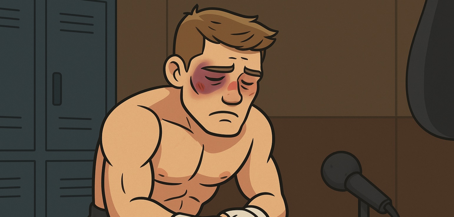 MMAtown blog post image:  Stephen “Wonderboy” Thompson Reacts After Close Loss to Gabriel Bonfim at UFC Nashville