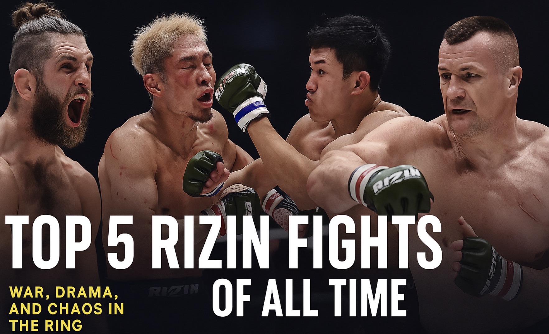 Top 5 RIZIN Fights of All Time: War, Drama, and Chaos in the Ring