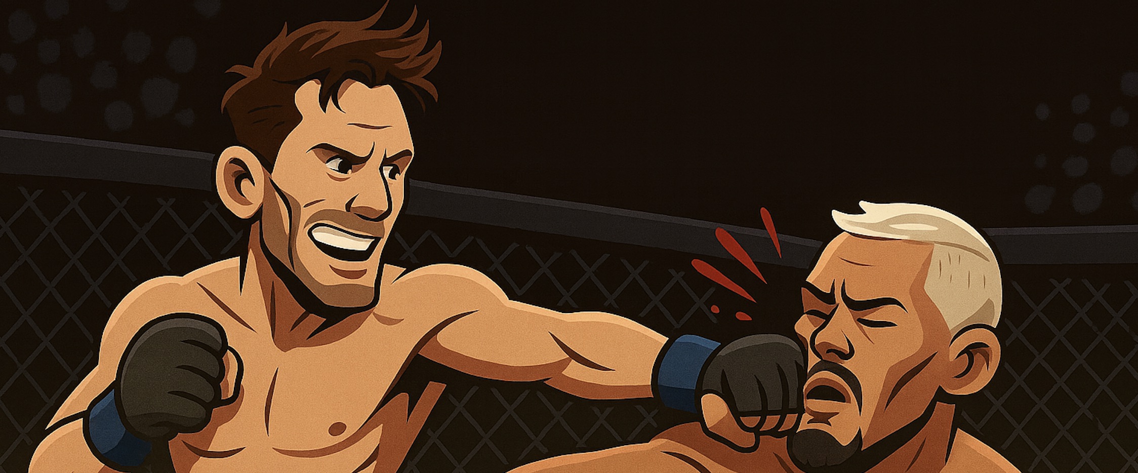 MMAtown blog post image: Esteban Ribovics Outlasts Elves Brener in Chaotic Three-Round War at UFC Vegas 108