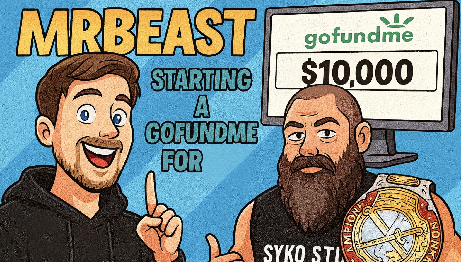 MMAtown blog post image: Mr Beast Donates $10,000 to Wrestler SykoStu After Brutal Attack From Raja Jackson