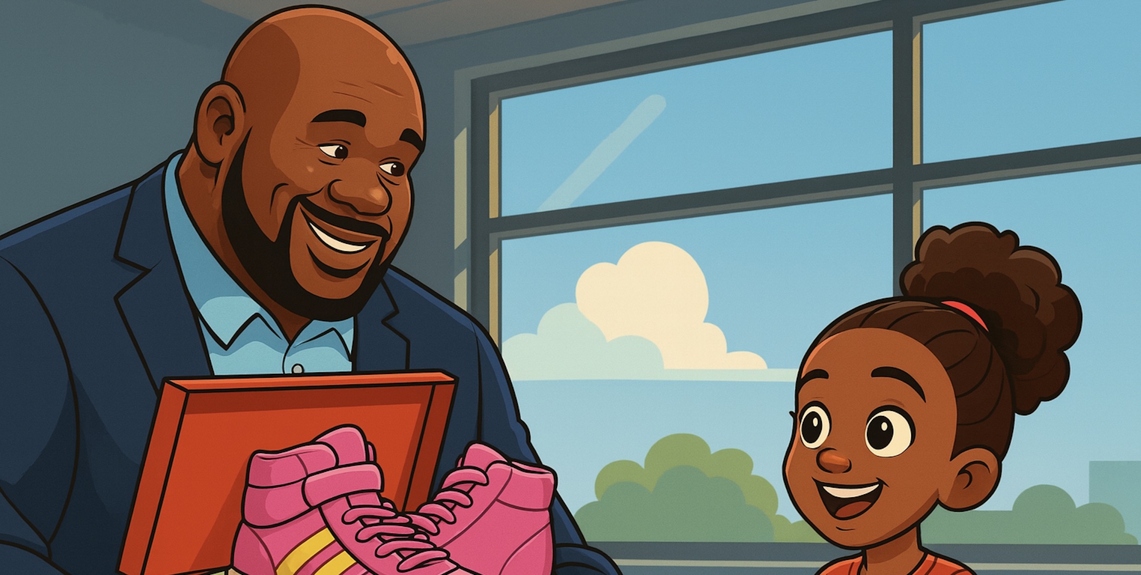 MMAtown blog post image: Shaquille O’Neal Gifts 6-Year-Old MMA Prodigy a Shoe Deal While Launching $480M Global Expansion