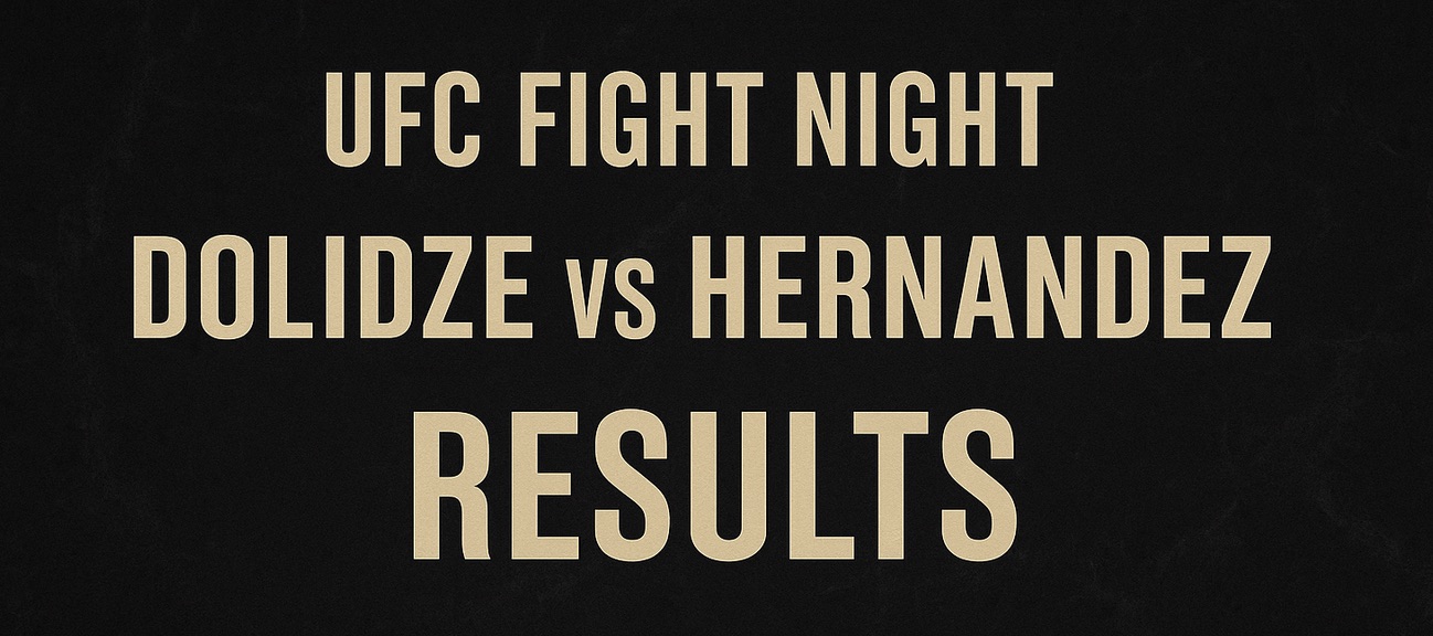 Thrills in Vegas: Full Results from UFC Fight Night – Hernandez Chokes Out Dolidze