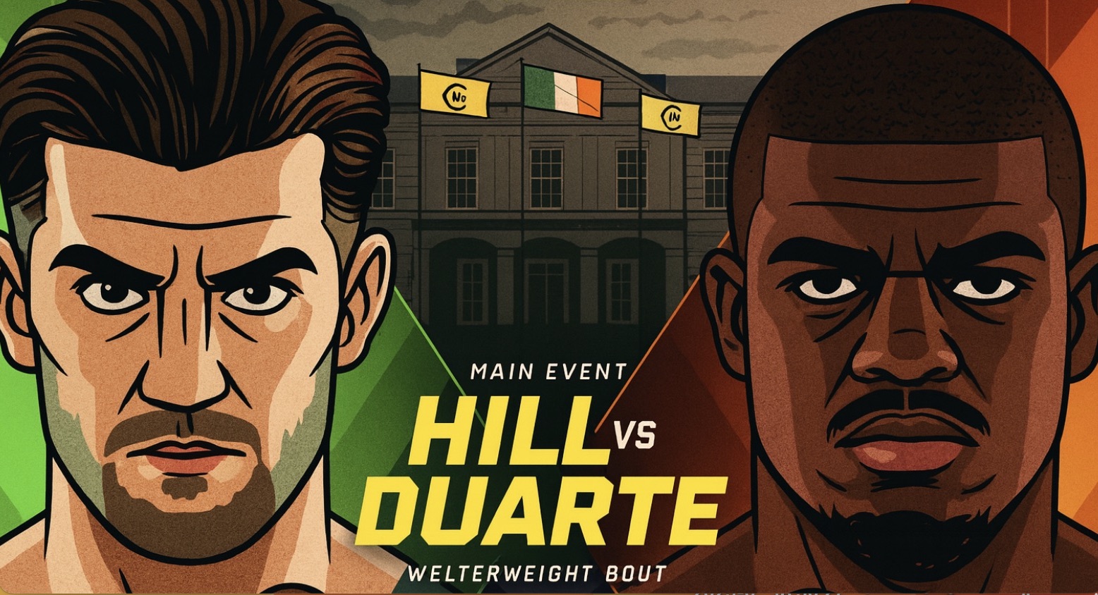 MMAtown blog post image: Cage Warriors 194 Dublin: Duarte vs Hill Headlines at the RDS | Full Card, Rising Prospects, How to Watch