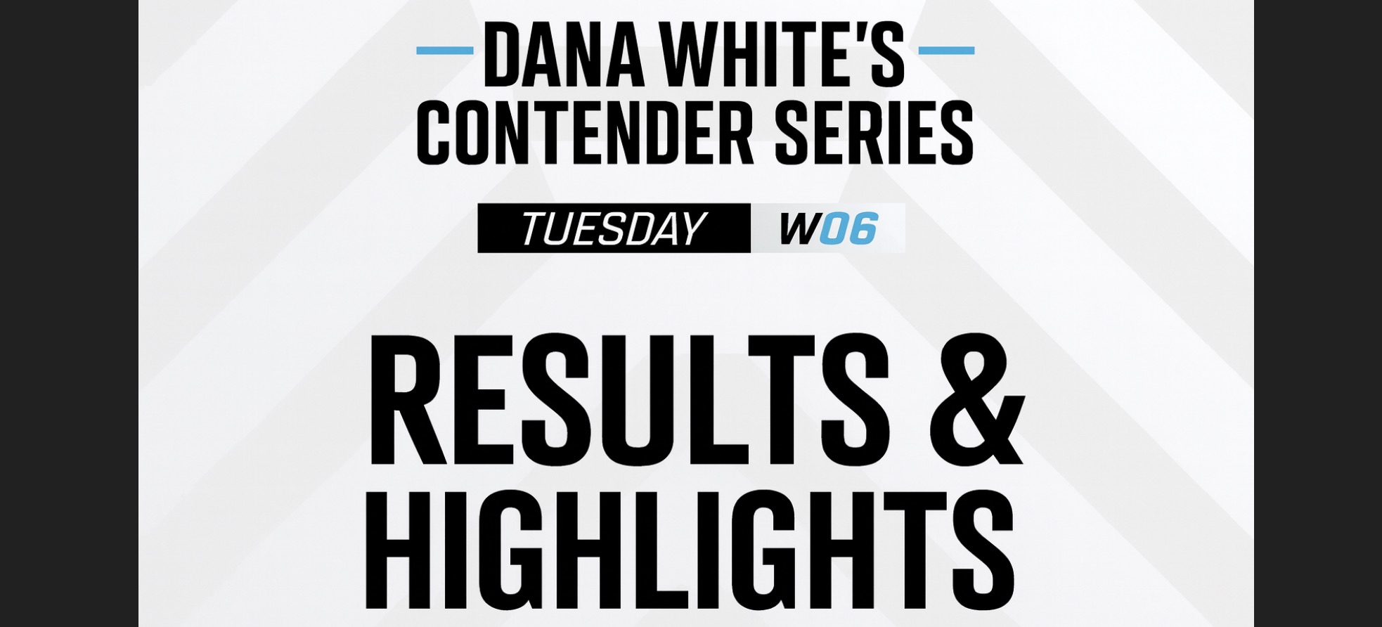 Contender Series 2025: Week 6 Results: Hecher Sosa, Baraniewski, Gantt & Chovancek Earn UFC Deals MMAtown blog post image: Contender Series 2025: Week 6 Results: Hecher Sosa, Baraniewski, Gantt & Chovancek Earn UFC Deals