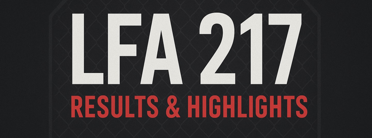 LFA 217 Results: McKee vs. Nobre Main Event, Gable Steveson Wins MMA Debut MMAtown blog post image: LFA 217 Results: McKee vs. Nobre Main Event, Gable Steveson Wins MMA Debut