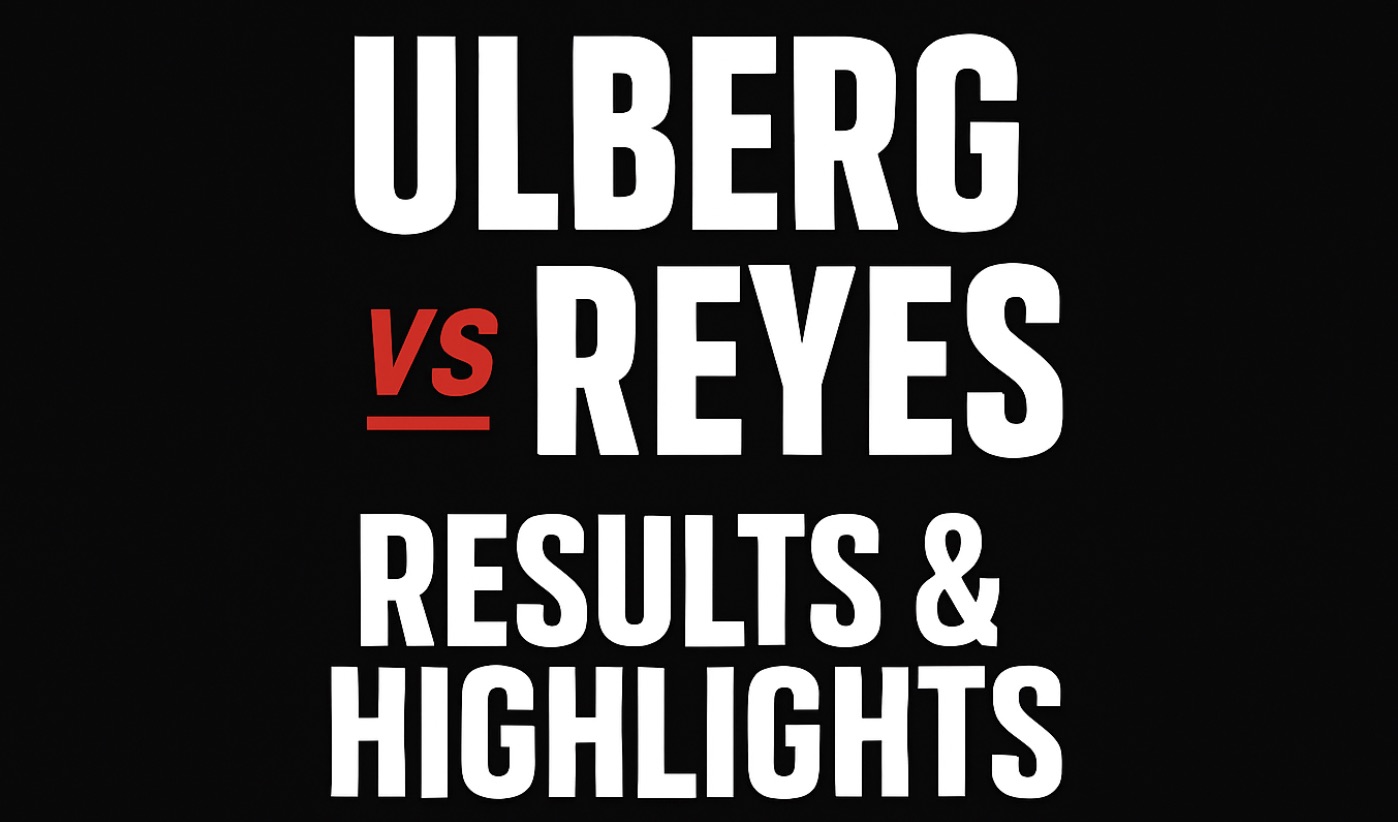 MMAtown blog post image: UFC Perth Results & Highlights: Carlos Ulberg Flattens Dominick Reyes in Round 1 — Full Card Recap, KO/Submission Videos & FAQ