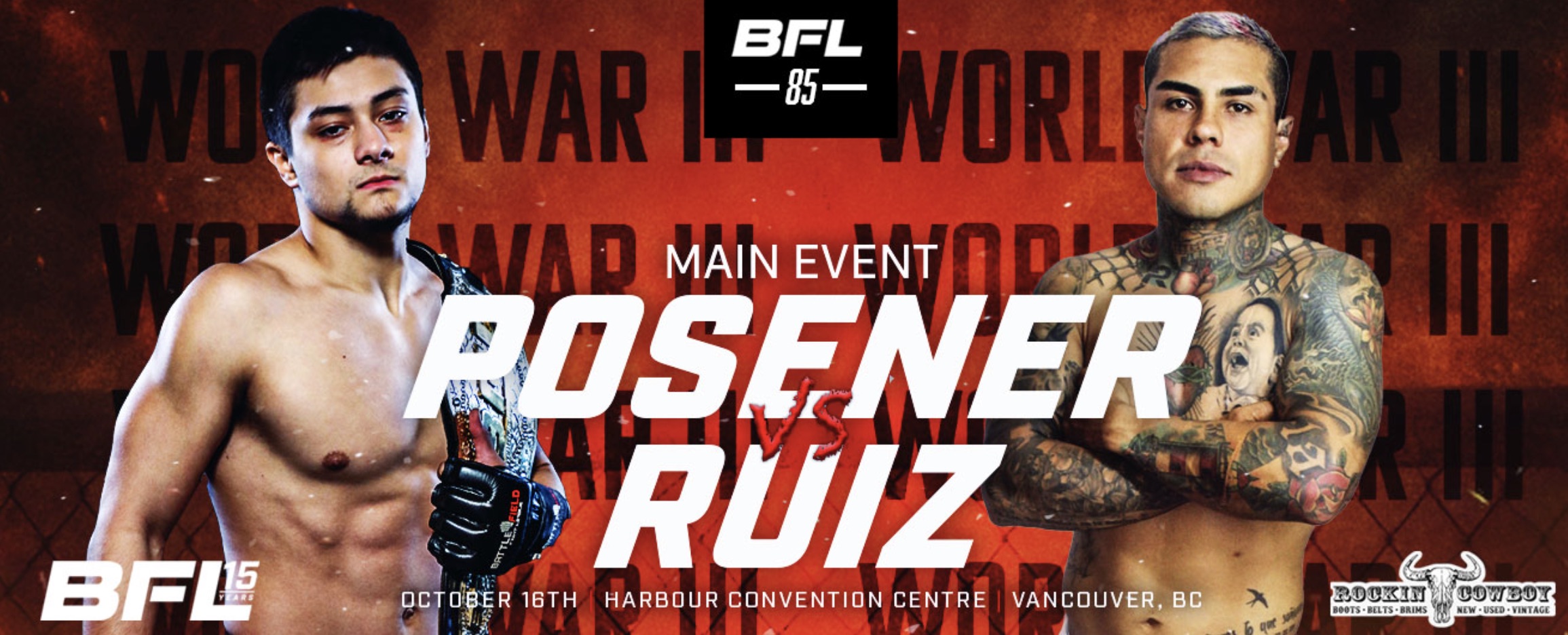 BFL 85 Vancouver — Start Time, Full Fight Card & Preview (Powell vs. Kajić, Siraj, Kennedy, Posener) MMAtown blog post image: BFL 85 Vancouver — Start Time, Full Fight Card & Preview (Powell vs. Kajić, Siraj, Kennedy, Posener)