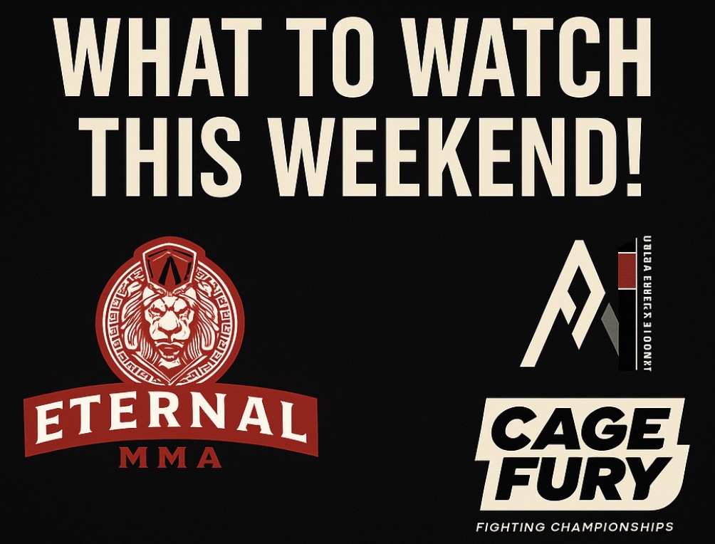 What to Watch This Weekend: Eternal MMA 99, CFFC 147 & A1 Combat 31 — Start Times, How to Watch & Fight Cards MMAtown blog post image: What to Watch This Weekend: Eternal MMA 99, CFFC 147 & A1 Combat 31 — Start Times, How to Watch & Fight Cards
