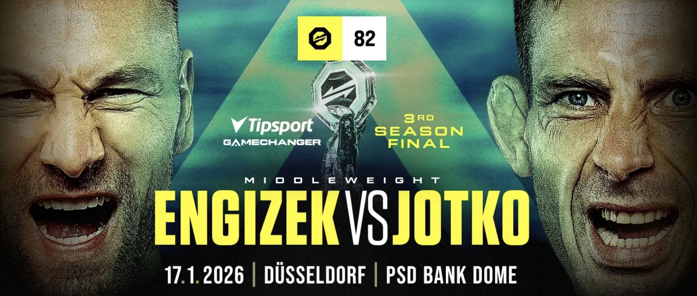MMAtown blog post image: OKTAGON 82 in Düsseldorf: Engizek vs Jotko for the €1M Gamechanger Crown