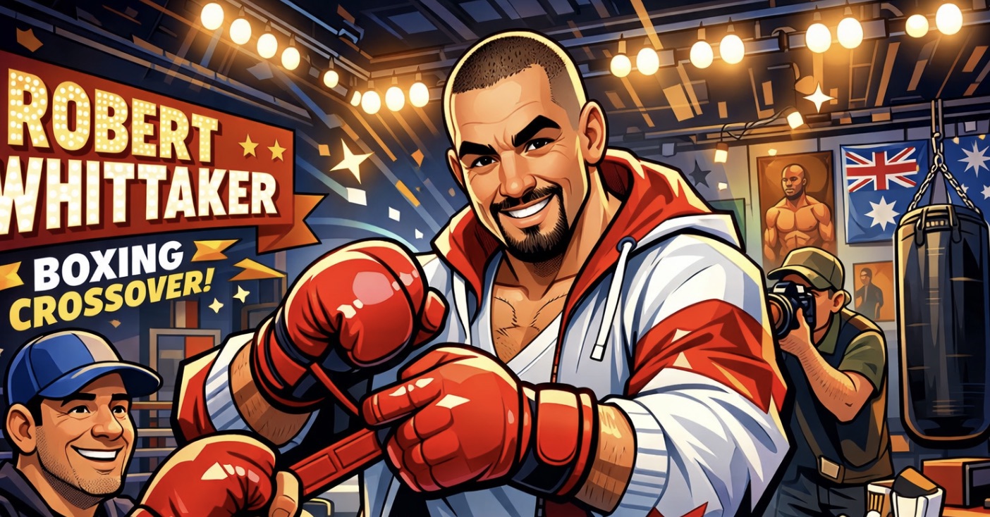 MMAtown blog post image: Robert Whittaker Talks Boxing After UFC — Why MMA Stars Keep Crossing Over