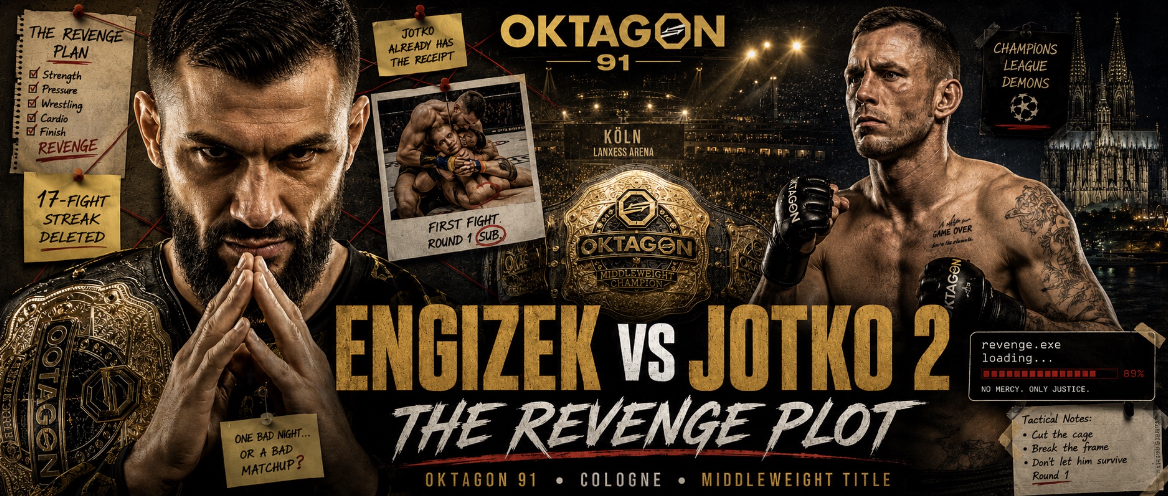 OKTAGON 91 Preview: Kerim Engizek Hunts Revenge Against Krzysztof Jotko in Cologne