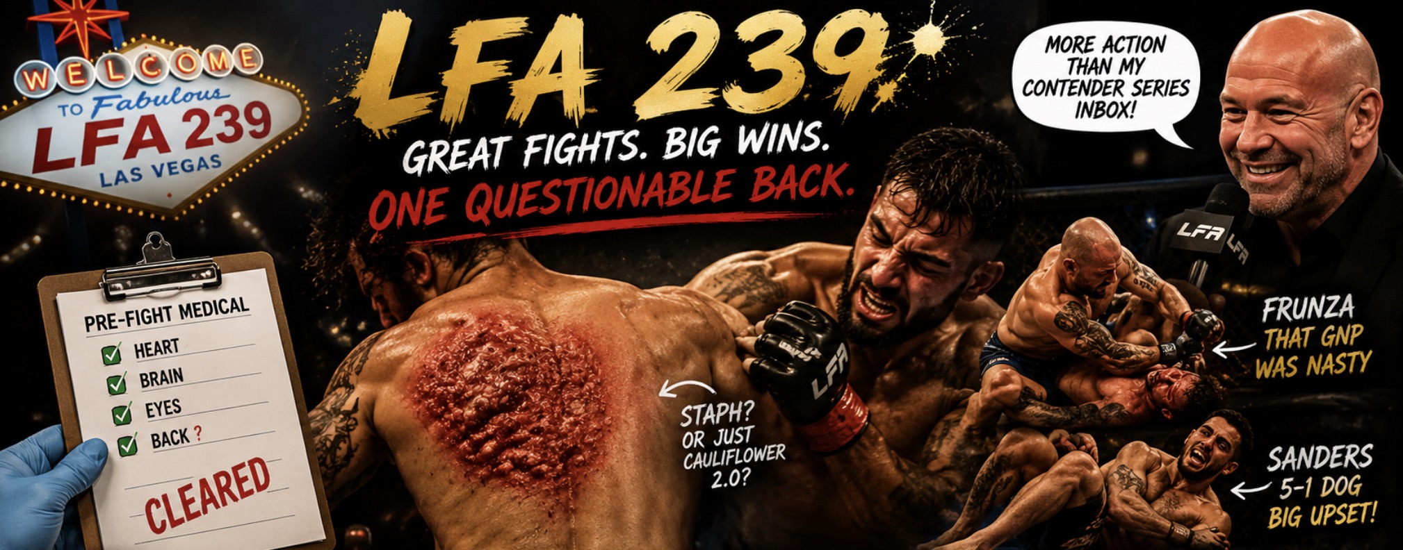 LFA 239 Results: Chris Mecate Wins as Apparent Skin Issue Overshadows Action-Packed Card