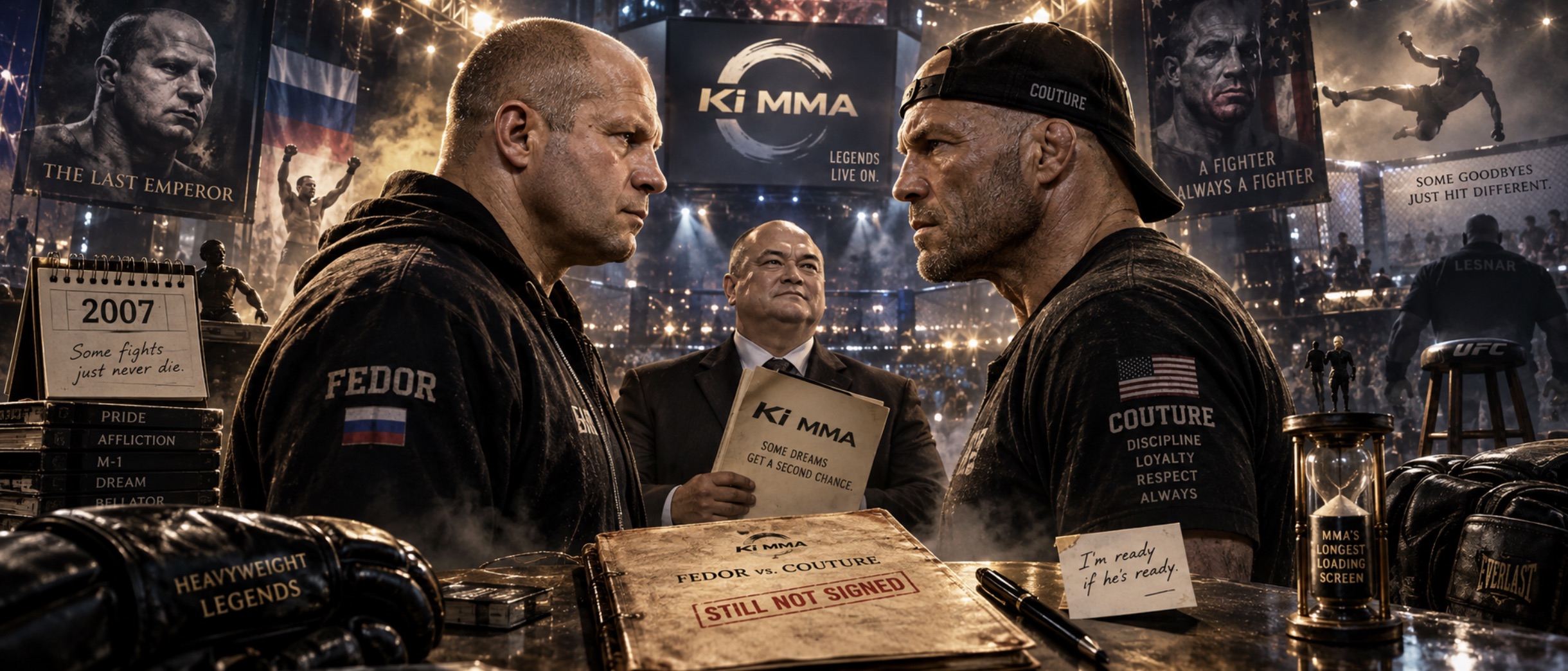 Fedor Emelianenko vs Randy Couture? ‘I’m Ready If He’s Ready’ at Ki MMA Launch