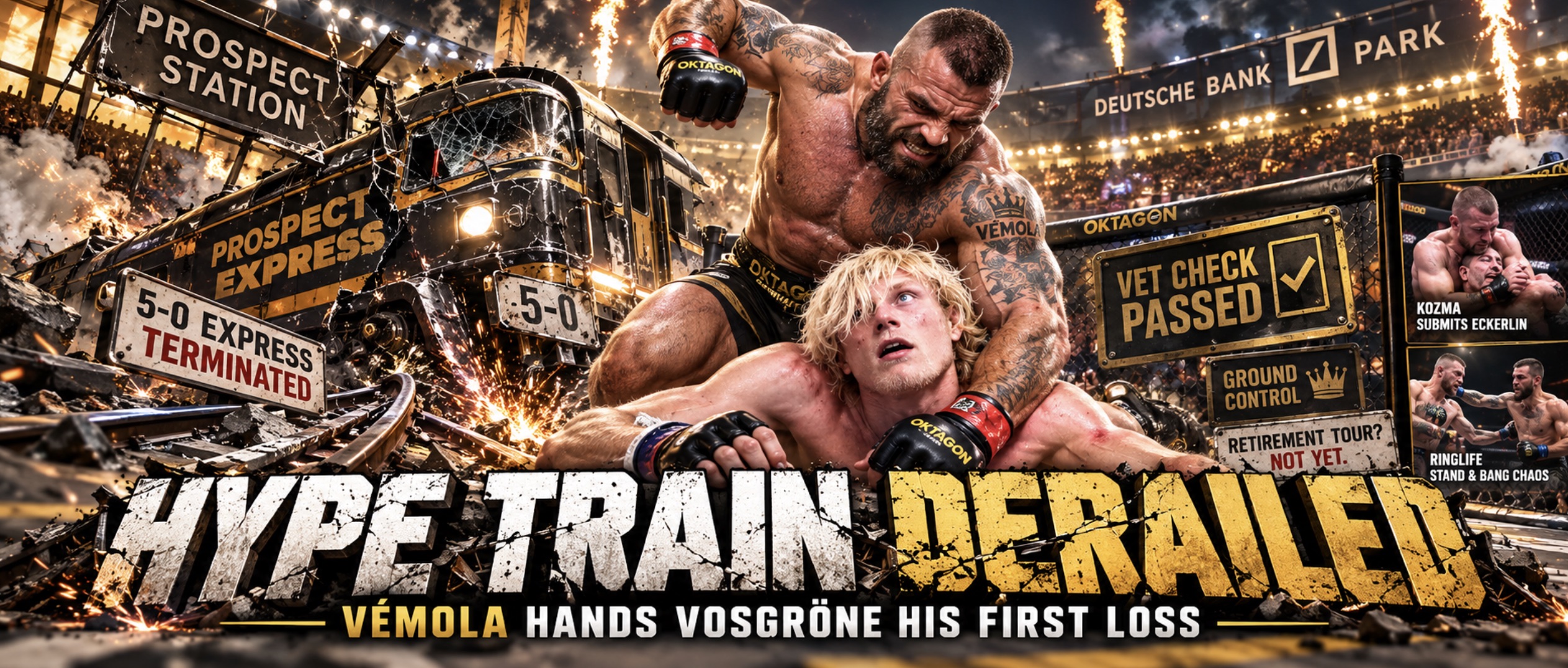 OKTAGON 94 Results: Vémola Derails Vosgröne Hype Train, Kozma Submits Eckerlin