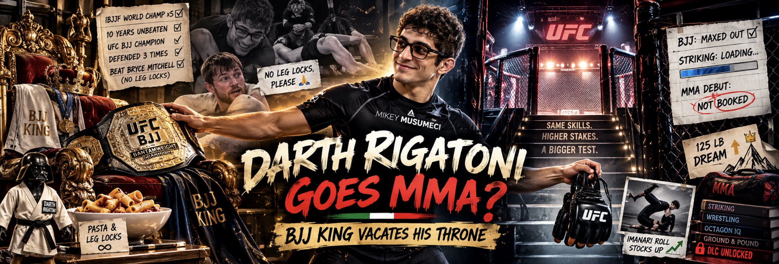 Mikey Musumeci Vacates UFC BJJ Title to Pursue MMA Debut