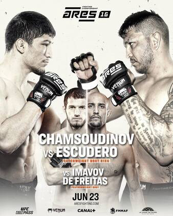 Ares FC 16: Chamsoudinov vs. Escudero