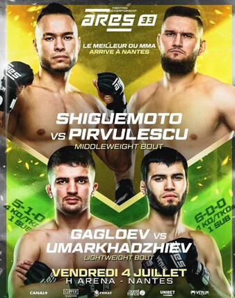 Ares FC 33: Shiguemoto vs Pirvulescu