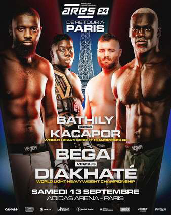 Ares FC 34: Begai vs Diakhaté