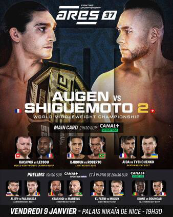 Ares FC 37: Augen vs. Shiguemoto 2