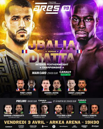 Ares FC 39: Jbalia vs. Diatta