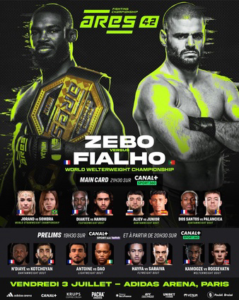 Ares FC 42: Zébo vs. Fialho