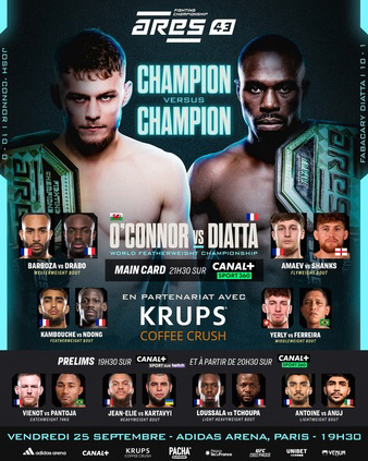Ares FC 43: O'Connor vs. Diatta