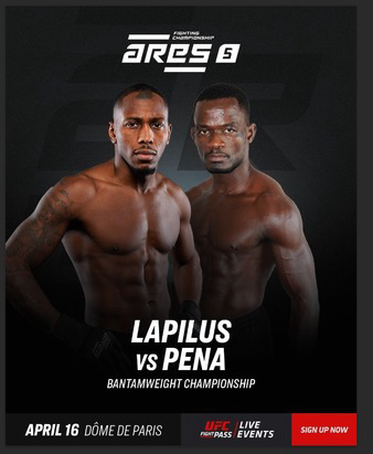 Ares FC 5: Lapilus vs. Pena