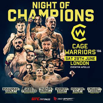 Cage Warriors 106: Night of Champions