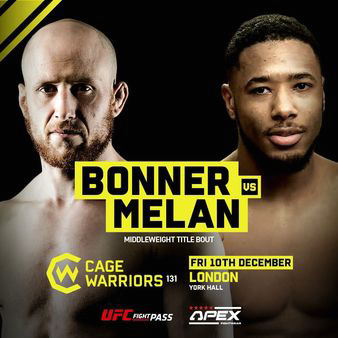 Cage Warriors 131: Bonner vs. Melan