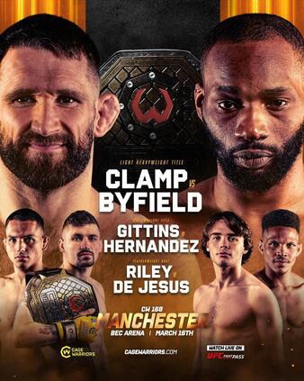 Cage Warriors 168: Clamp vs. Byfield