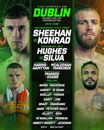 Cage Warriors 170: Sheehan vs. Konrad