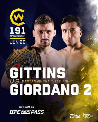 Cage Warriors 191: Gittins vs. Giordano 2