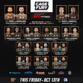 CFFC 126: Alvidrez vs. Rentz