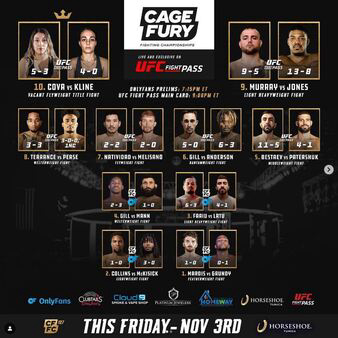CFFC 127: Kline vs. Cova