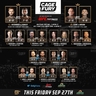CFFC 136: Forest vs. Richards