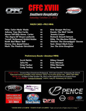 CFFC 18: Southern Hospitality