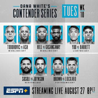 Contender Series 2019: Week 10