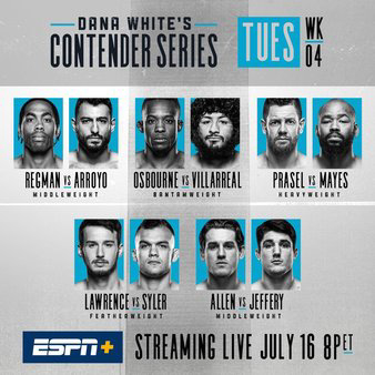 Contender Series 2019: Week 4