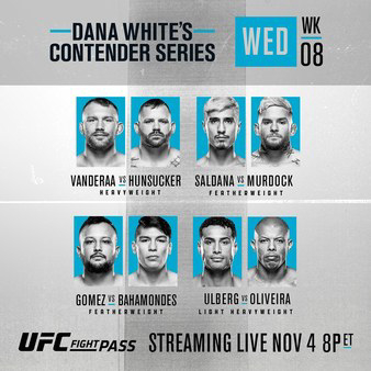 Contender Series 2020: Week 8