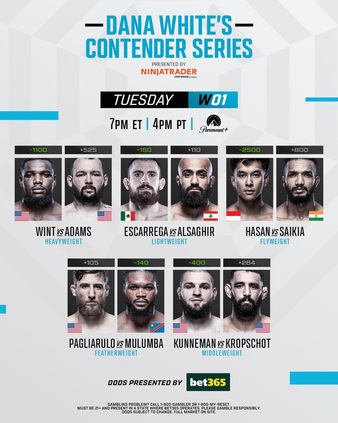 Contender Series 2026: Week 1