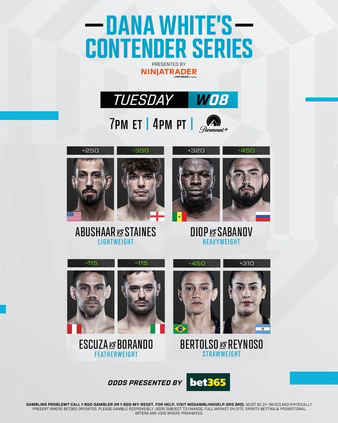 Contender Series 2026: Week 8