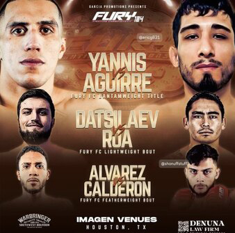 Fury FC 104: Yannis vs. Aguirre