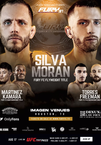 Fury FC 107: Silva vs. Moran