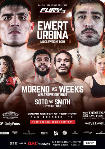 Fury FC 110: Urbina vs. Patershuk