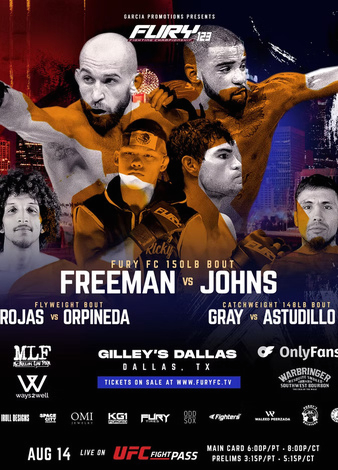 Fury FC 123: Freeman vs. Johns