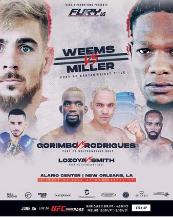Fury FC 65: Weems vs. Miller