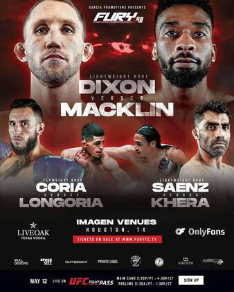 Fury FC 90: Saenz vs. Khera