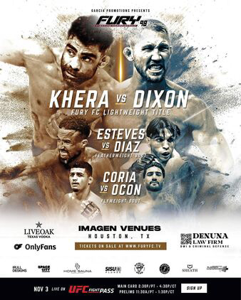 Fury FC 98: Khera vs. Dixon