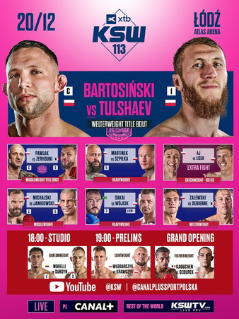 KSW 113: Bartosiński vs. Tulshaev